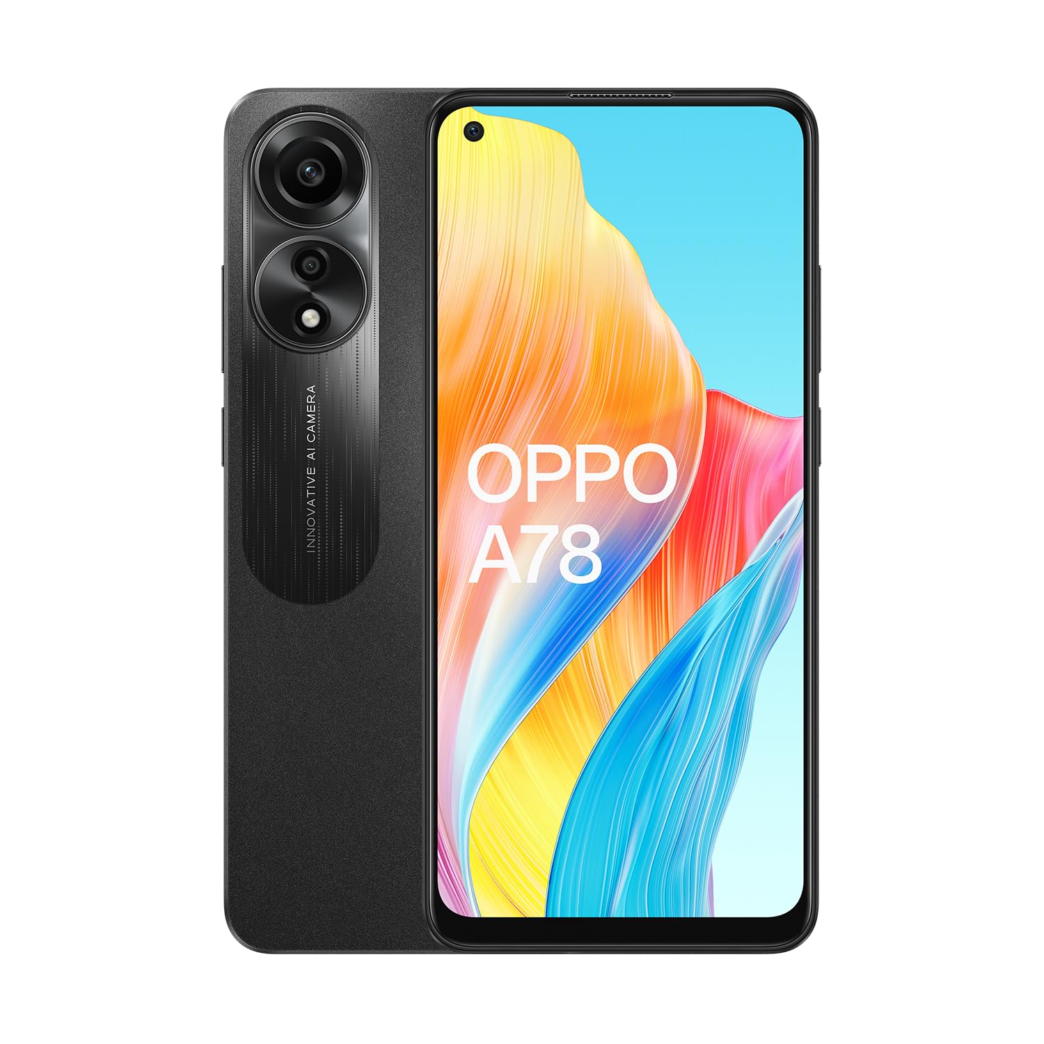 OPPO A78 16,3 cm (6.43") Double SIM Android 13 4G USB Type-C 8 Go 128 Go 5000 mAh Noir