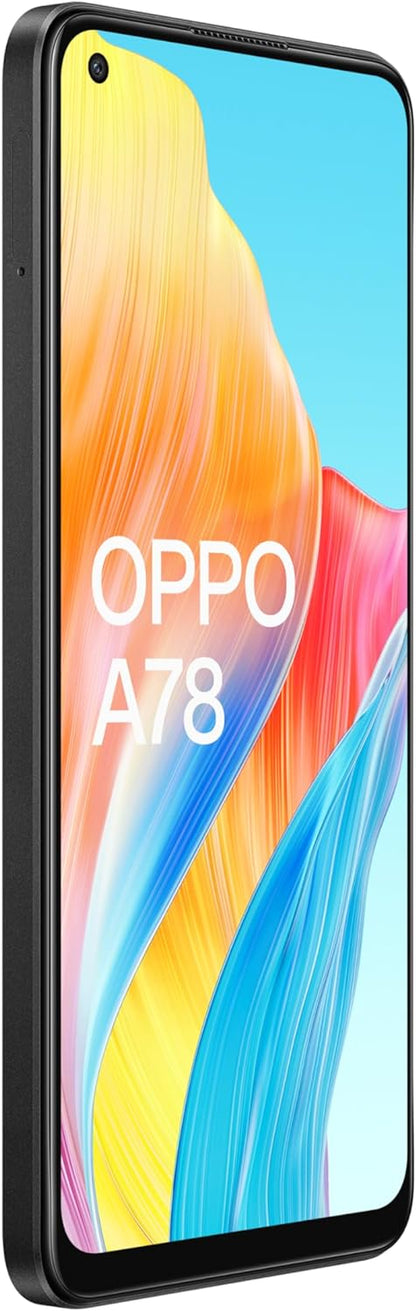 OPPO A78 16,3 cm (6.43") Double SIM Android 13 4G USB Type-C 8 Go 128 Go 5000 mAh Noir