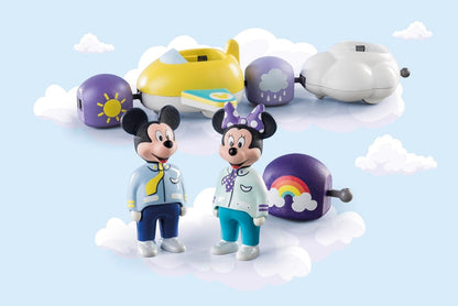 Playmobil 71320 1.2.3 & Disney: Mickey's & Minnie's Cloud Ride, Mickey Mouse, Educational Toys for Toddlers, Gifting Toy and Fun Imaginative Role-Play, PlaySets Suitable for Children Ages 12 months+