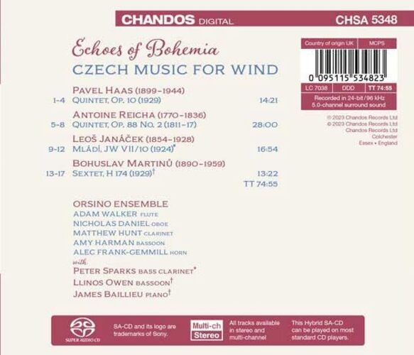 Echoes of Bohemia: Czech Music for Wind