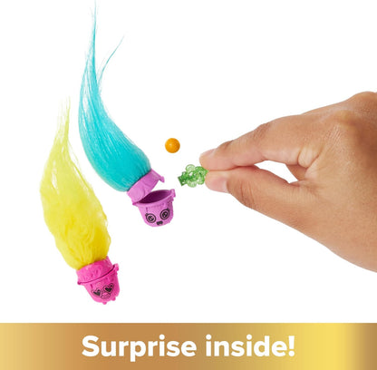 DreamWorks Trolls Band Together Hair Pops Viva Small Doll with Removable Clothes & 3 Surprise Accessories, HNF11