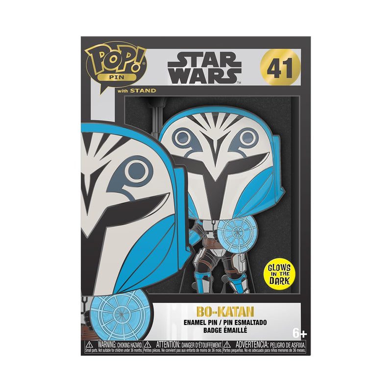 Loungefly Large Enamel Pin STAR WARS: CLONE WARS - BO-KATAN - Star Wars Enamel Pins - Cute Collectable Novelty Brooch - for Backpacks & Bags - Gift Idea - Official Merchandise - Movies Fans
