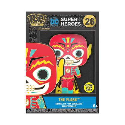 Loungefly Large Enamel Pin DC COMICS DOTD - Logo - FLASH GROUP - DC Comics Enamel Pins - Cute Collectable Novelty Brooch - for Backpacks & Bags - Gift Idea - Official Merchandise