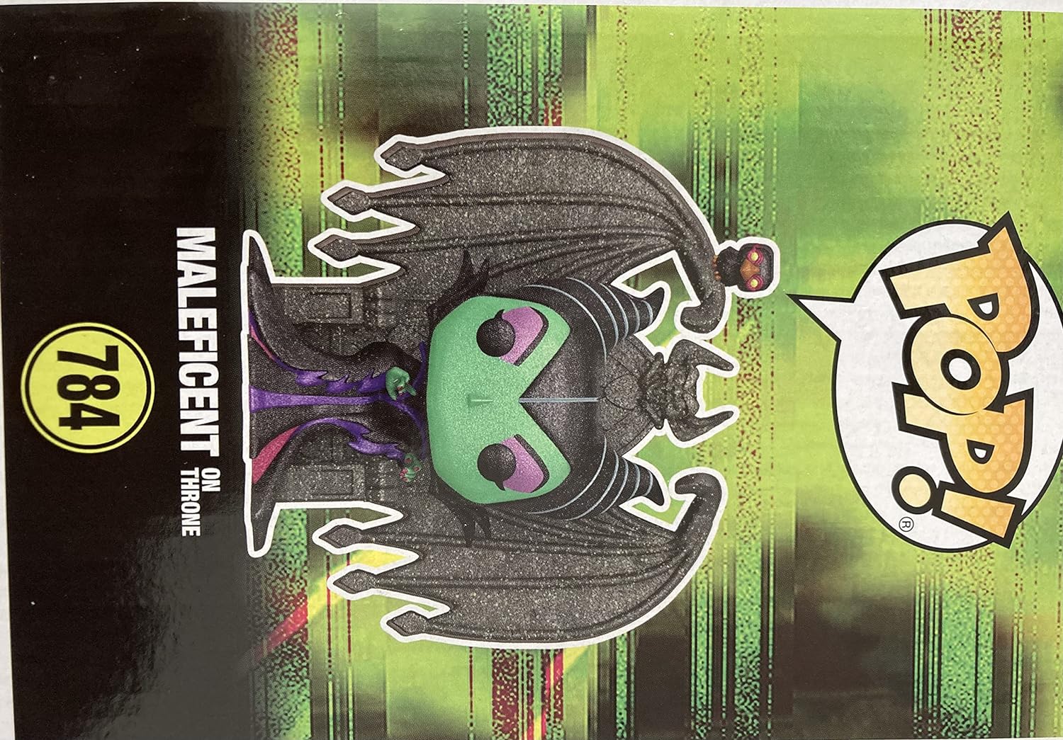 Disney POP! Deluxe Villains Vinyl figurine Maleficent on Throne (DGLT) 9 cm