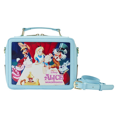 Loungefly Disney Alice in Wonderland Classic Movie Lunch Box Crossbody Purse One Size