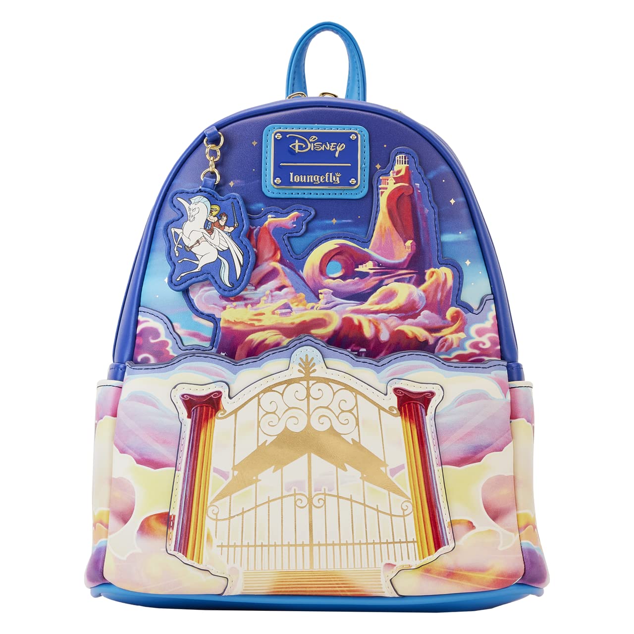 Loungefly Disney Hercules Mount Olympus Gates Double Strap Shoulder Bag Standard