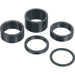 ergotec Spacer 1 1/8 Inch Aluminium for Ahead Stem Systems // 2/5/10/15/20 mm schwarz-sandblastet Höhe 10 mm