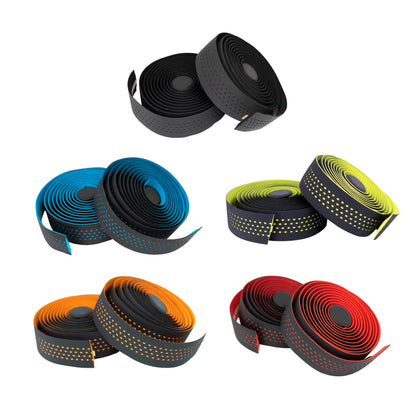KranX Stretta Primo-High Grip Anti-Shock Handlebar Tape - Blue [Black/Blue]