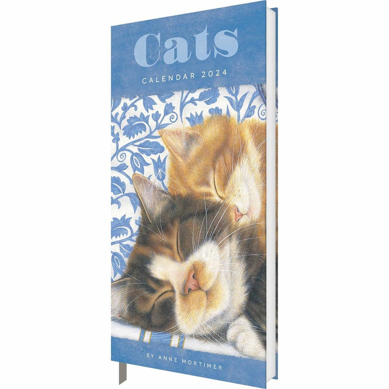 2024 Cats by Anne Motimer Slim Diaryy