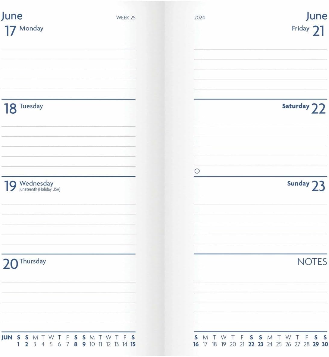 2024 Fashion Diary Charcoal Slim Diary