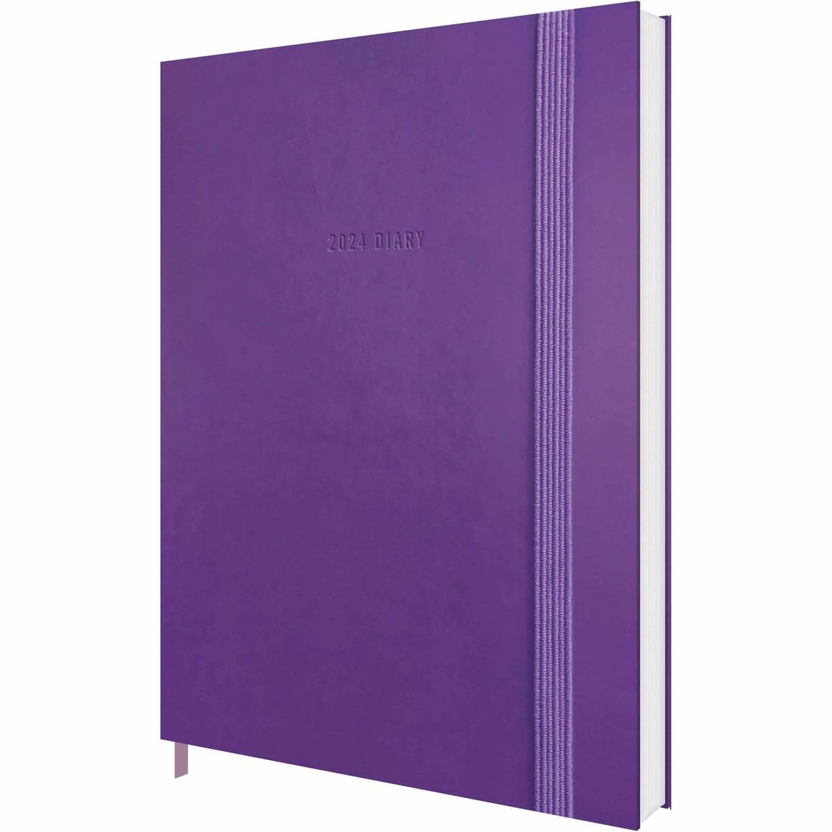 2024 Fashion Diary Purple Soft Touch Pocket