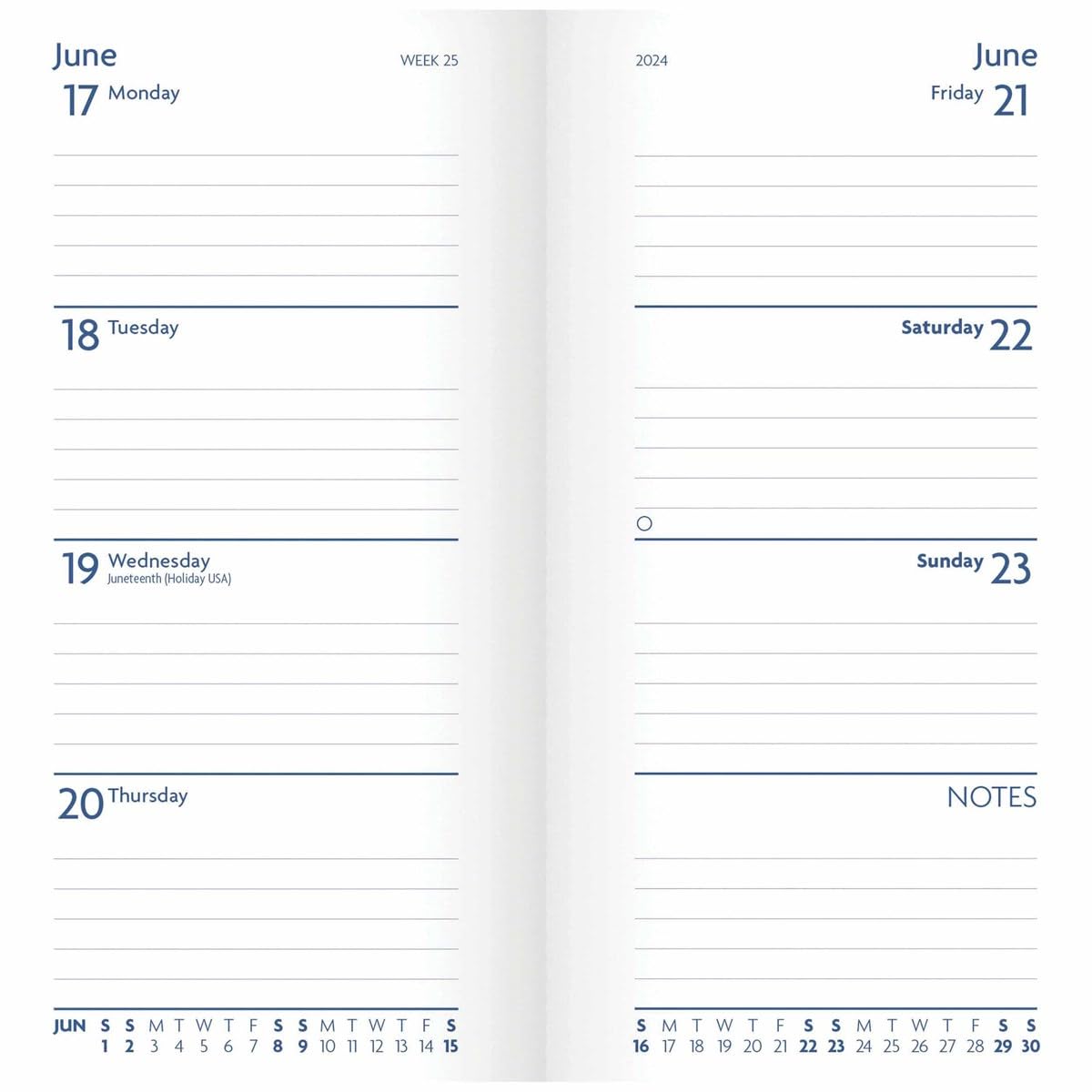2024 Fashion Diary Purple Soft Touch Slim Diary