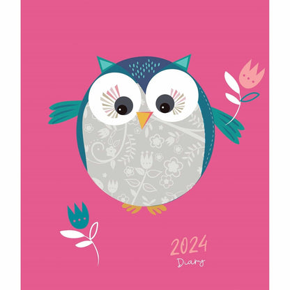 2024 Fashion Diary Owl Square Pocket