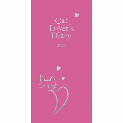 2024 Fashion Diary Cat Lover Slim Diary