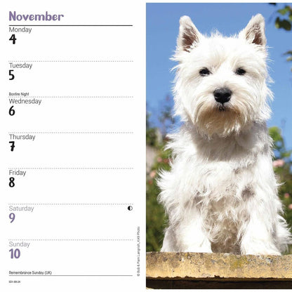 2024 West Highland White Terriers Slim Diary