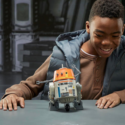 Star Wars Chatter Back Chopper, Star Wars Animatronic Toys for Children, 40+ Sound & Movement Combos