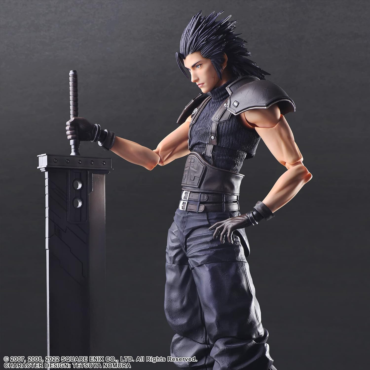 Square-Enix Final Fantasy VII Crisis Core Reunion Play Arts Kai figurine Zack Fair Soldier 1St Class 27 cm