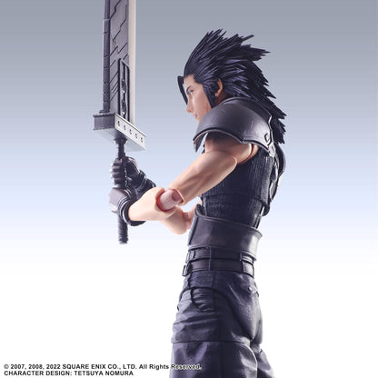 Square-Enix Final Fantasy VII Crisis Core Reunion Play Arts Kai figurine Zack Fair Soldier 1St Class 27 cm