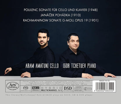 Aram Amatuni/Igor Tchetuev: Poulenc/Janácek/Rachmaninow