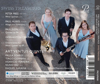 Swiss Treasures: Chamber Music for Wind Quintet