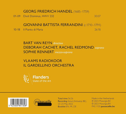 Handel: Dixit Dominus/Ferrandini: Il Pianto Di Maria