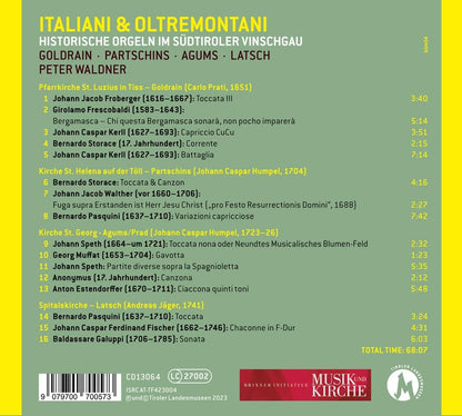 Italiani & Oltremontani - Historische Orgeln im Südtiroler Vinschgau