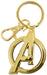 Marvel 68801 Avengers Logo in Gold - Pewter Key Ring Action Figure Accessories