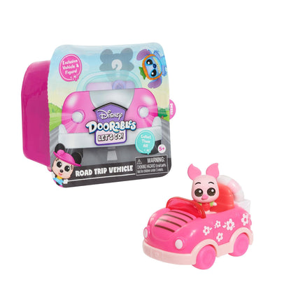 DOORABLES Disney, Let's Go Vehicle, Exclusive Figure, Random Models, Toys for Kids Aged 5+ DRB06