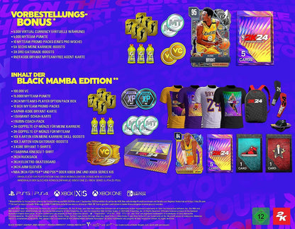 NBA 2K24 Black Mamba Edition - USK & PEGI