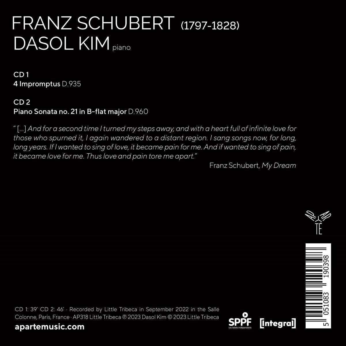 Schubert: Impromptus, D935/Sonata, D960