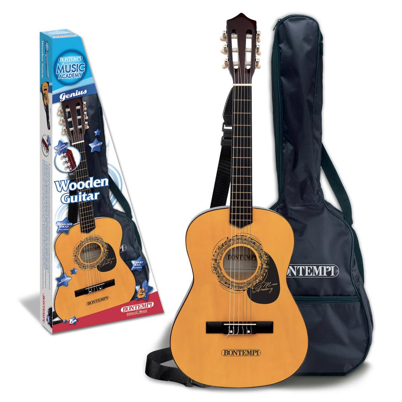 Bontempi 21 9221 Chitarra Classica In Legno Con Borsa (L. 92 Cm)