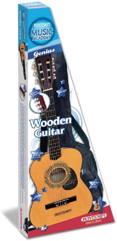 Bontempi 21 9221 Chitarra Classica In Legno Con Borsa (L. 92 Cm)