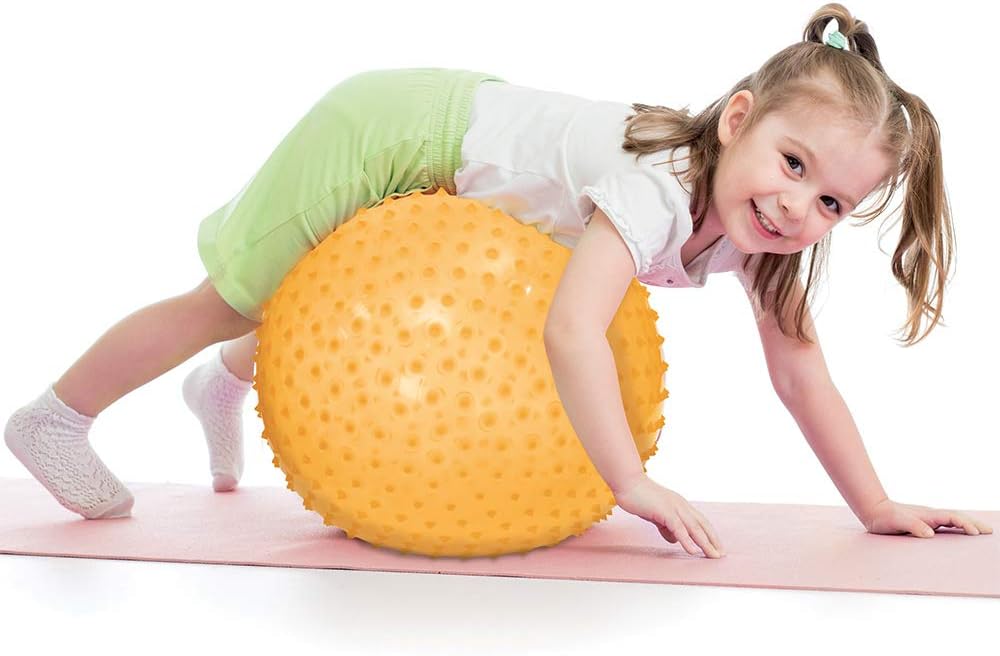 Redify Motor Development Ball Gymnastics and Yoga Ball for Children - Massage Texture with Soft pins - Indoor and Outdoor Babygym | from 2 Years Old