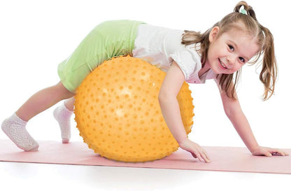 Redify Motor Development Ball Gymnastics and Yoga Ball for Children - Massage Texture with Soft pins - Indoor and Outdoor Babygym | from 2 Years Old
