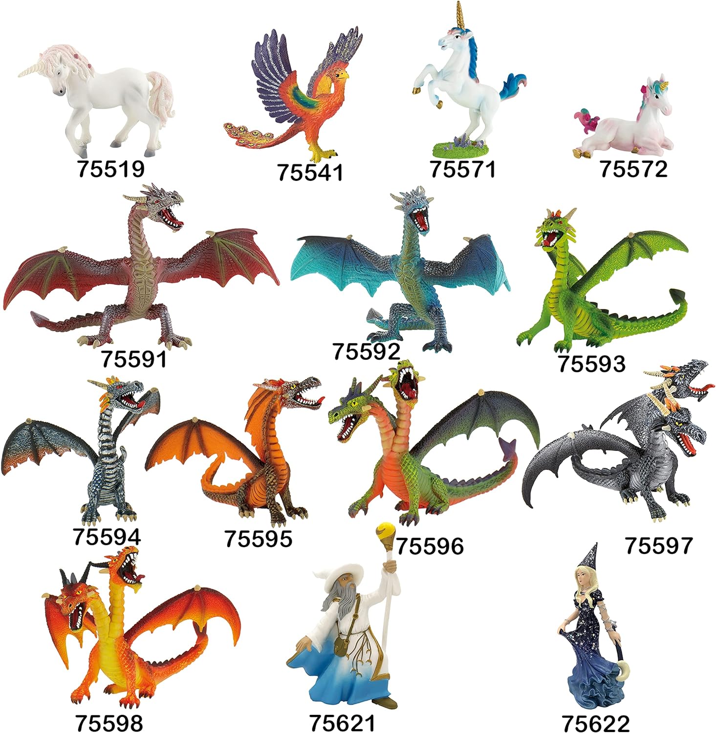 Bullyland 75519-Figura de Juego, Unicornio, Aprox. 13,5 cm de Altura, Figura Pintada a Mano, sin PVC, para Que los niños jueguen de Forma imaginativa, Color Colorido (75519