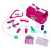 Theo Klein 4601 Barbie Doctor Bag | With Stethoscope , Glasses , Plaster and much more| Thermometer with Light and Sound | Toy for Children from 3 Years old
