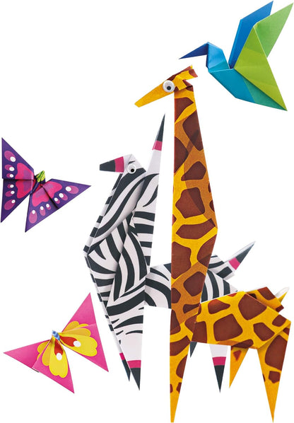 4M 404764 Little Craft Origami Zoo Animals, Multi Colour