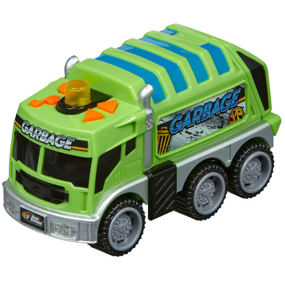 Nikko Toys: Road Rippers - Camion Raccolta Rifiuti 13 Cm