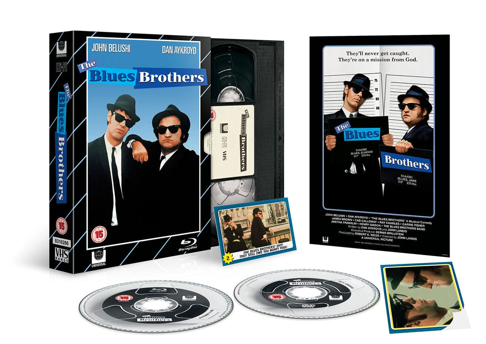 BLUES BROTHERS BLU-RAY AND DVD IN VHS STYLE PACKAGING