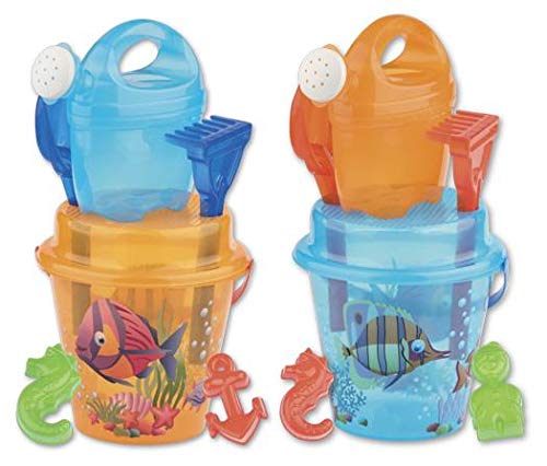 Androni: Estivo - Crazy Fish - Set Mare Trasparente Colorato 3 (Made In Italy)