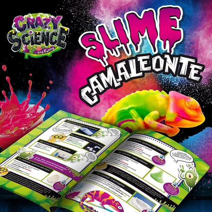 Liscianigiochi Games-Crazy Science Doctor Slime Chameleon, 89246