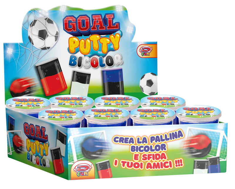 D-fun 5439530 Putty Goal (Assortment), Multi-Coloured