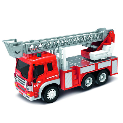 D-fun DIP76590 Camion dei pompieri Fire Truck D-Force Firefighters Ladder, Multi-Coloured