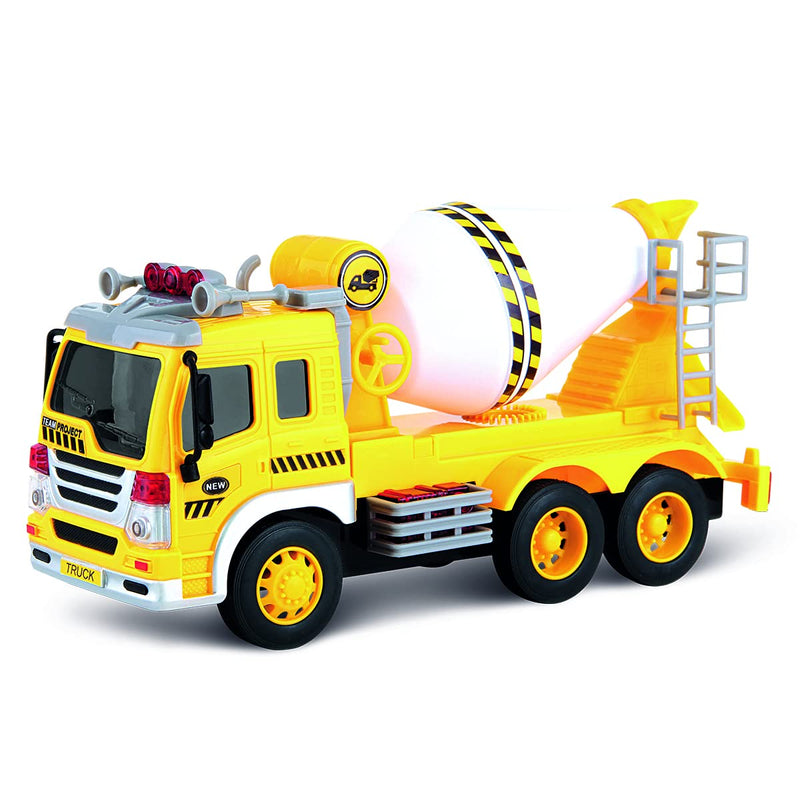 D-fun - Vehicle Toy Work Vehicles Truck D-Force Concrete Mixer, Multicoloured, DIP76594
