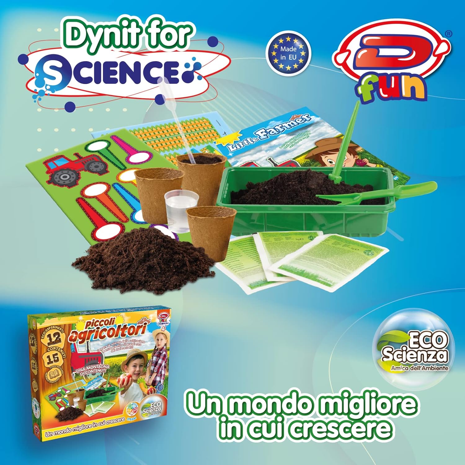 D-KIDZ DIP76715 Dynit for Science: Small Farmers, 38 x 30 x 6 centimetres