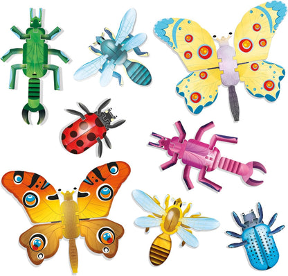 HEADU Insect Builder MU27040 Educational Toy for Kids, Boys, and Girls Ages 5 to 8 Years Old