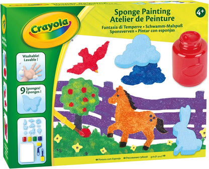 Crayola Sponge Painting Kit Crafting Washable The Washable Paint