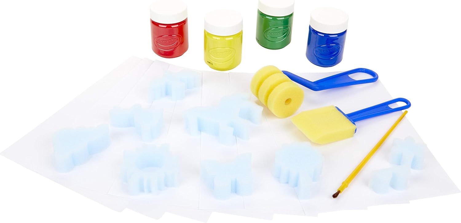 Crayola Sponge Painting Kit Crafting Washable The Washable Paint