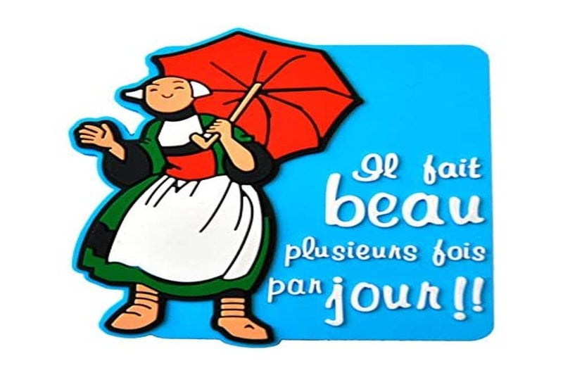Plastoy Magnet Vintage 2D BECASSINE IT Made Beautiful, 6.1 cm