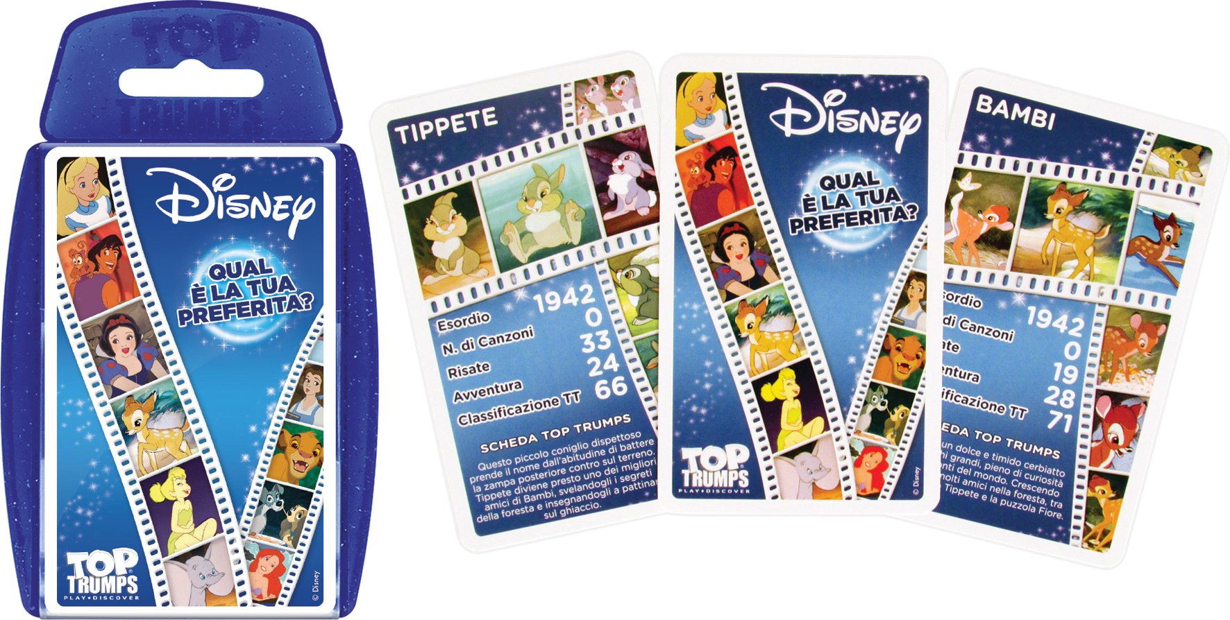 Varie TOP TRUMPS CARTE DISNEY